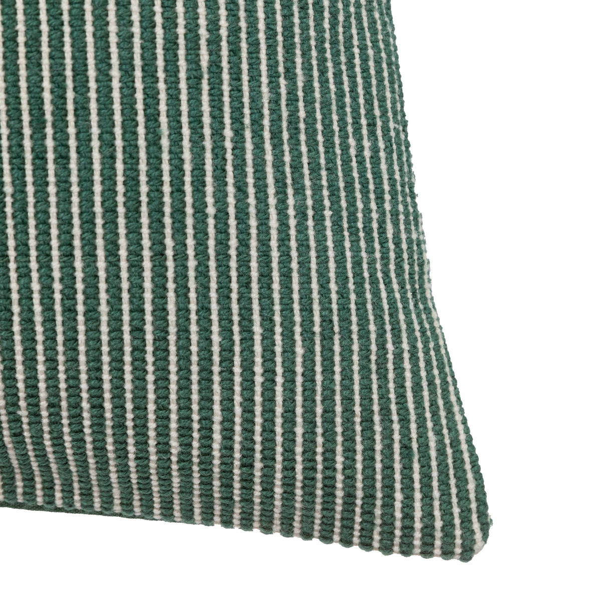Bodhi Living Ula Pinstripe Cushion Green House of Isabella UK