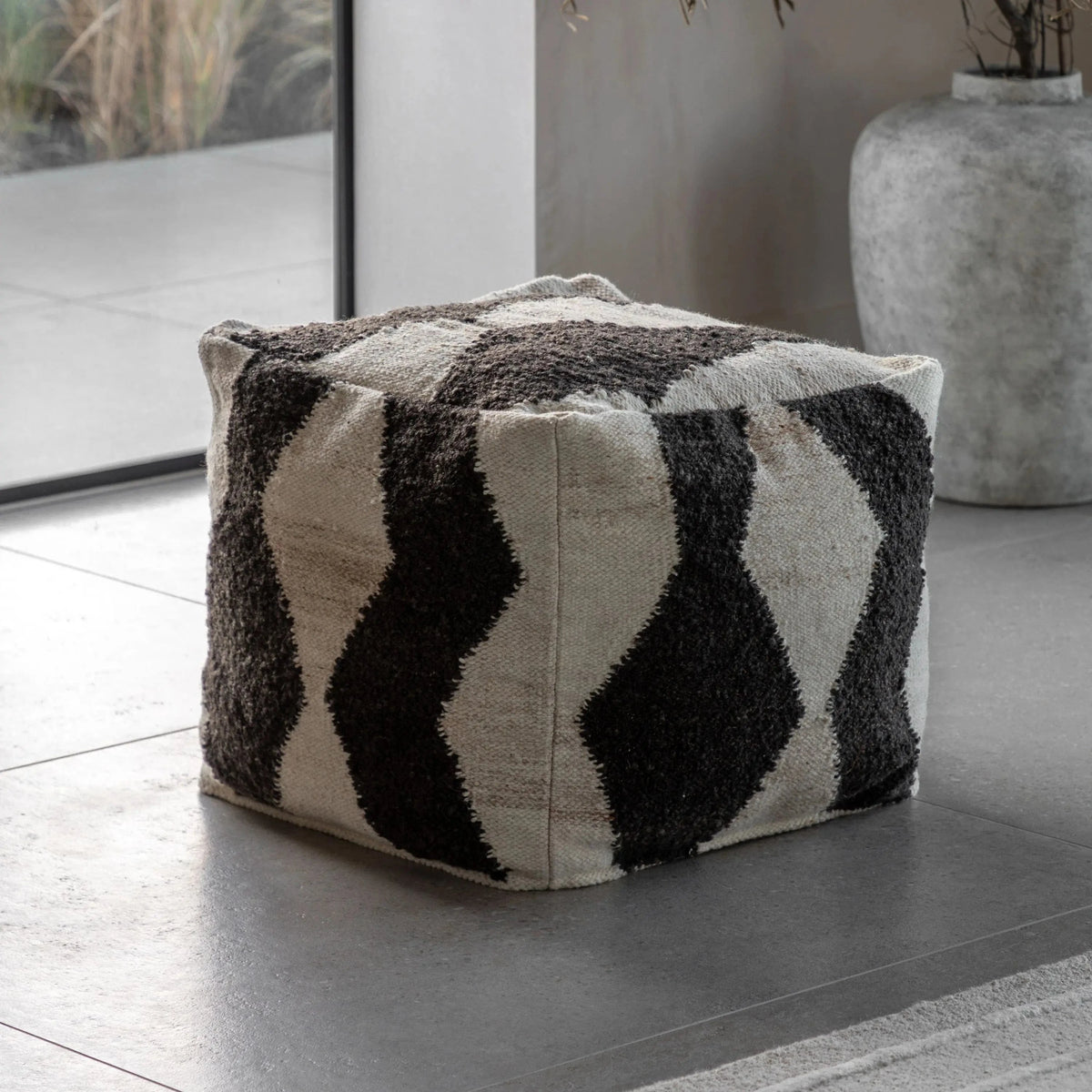 Bodhi Living Visby Mono Pouffe House of Isabella UK