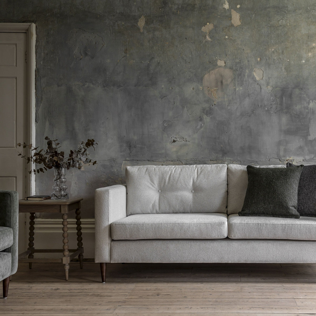 Whitwell Sofa 3 Seater Light Grey.
