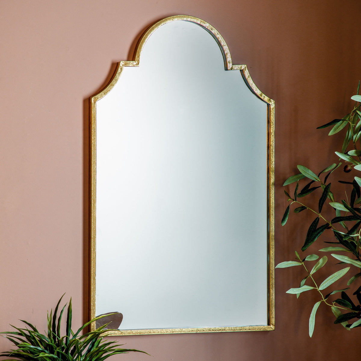 Blackwell Mirror Gold 500x20x800mm.