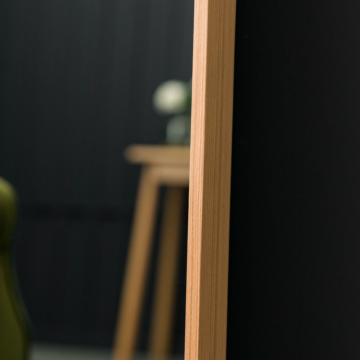 Bonnybridge Mirror Long Oak W530 x D65 x H1425mm.