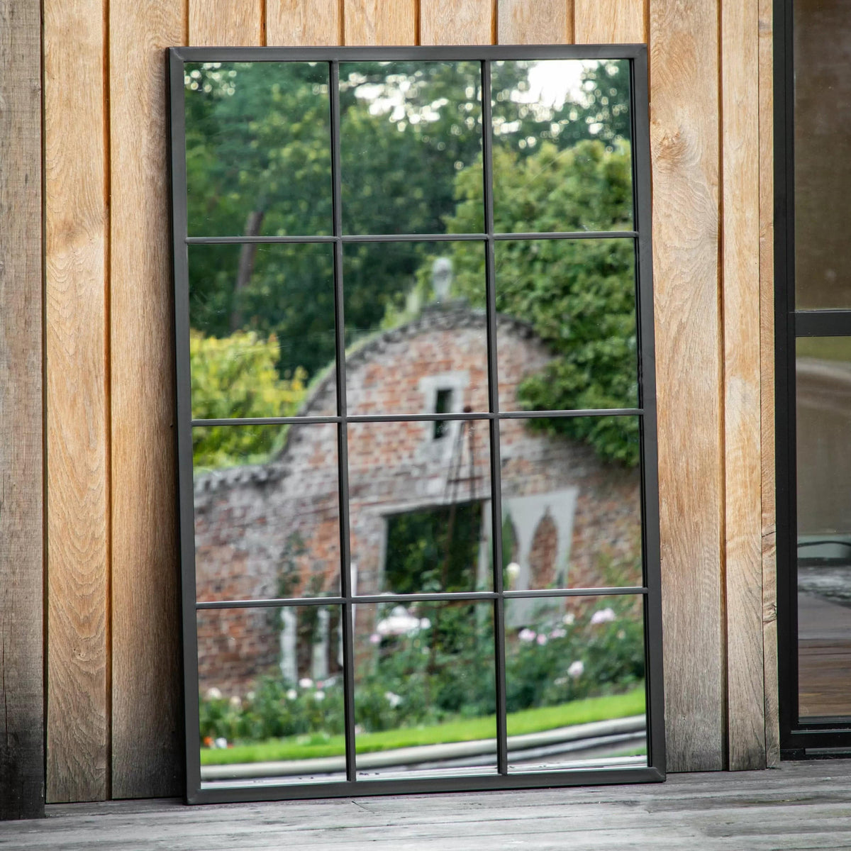 Brechin Outdoor Mirror Black.