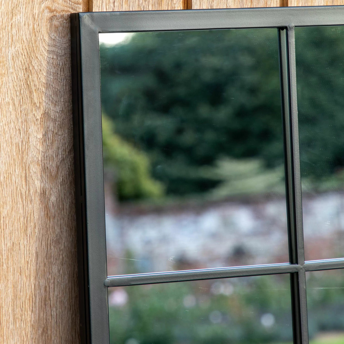 Brechin Outdoor Mirror Black.