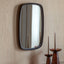 Bodhi Mirrors Bryce Capsule Mirror Black Small House of Isabella UK