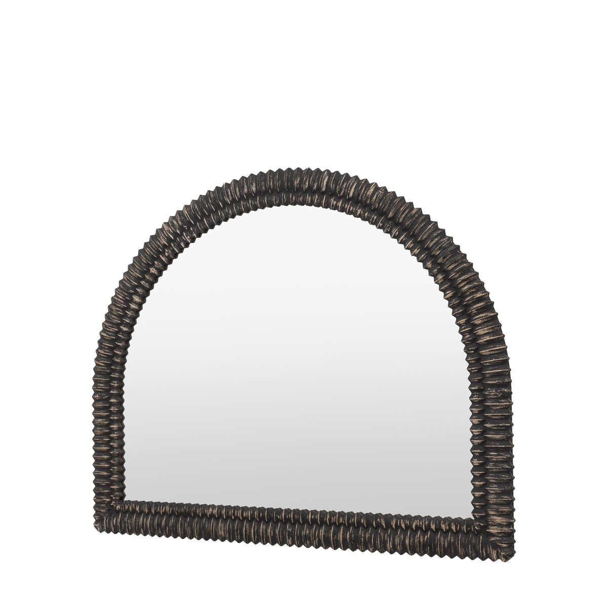 Bodhi Mirrors Caffs Arch Overmantle Black Wash House of Isabella UK