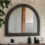 Bodhi Mirrors Caffs Arch Overmantle Black Wash House of Isabella UK