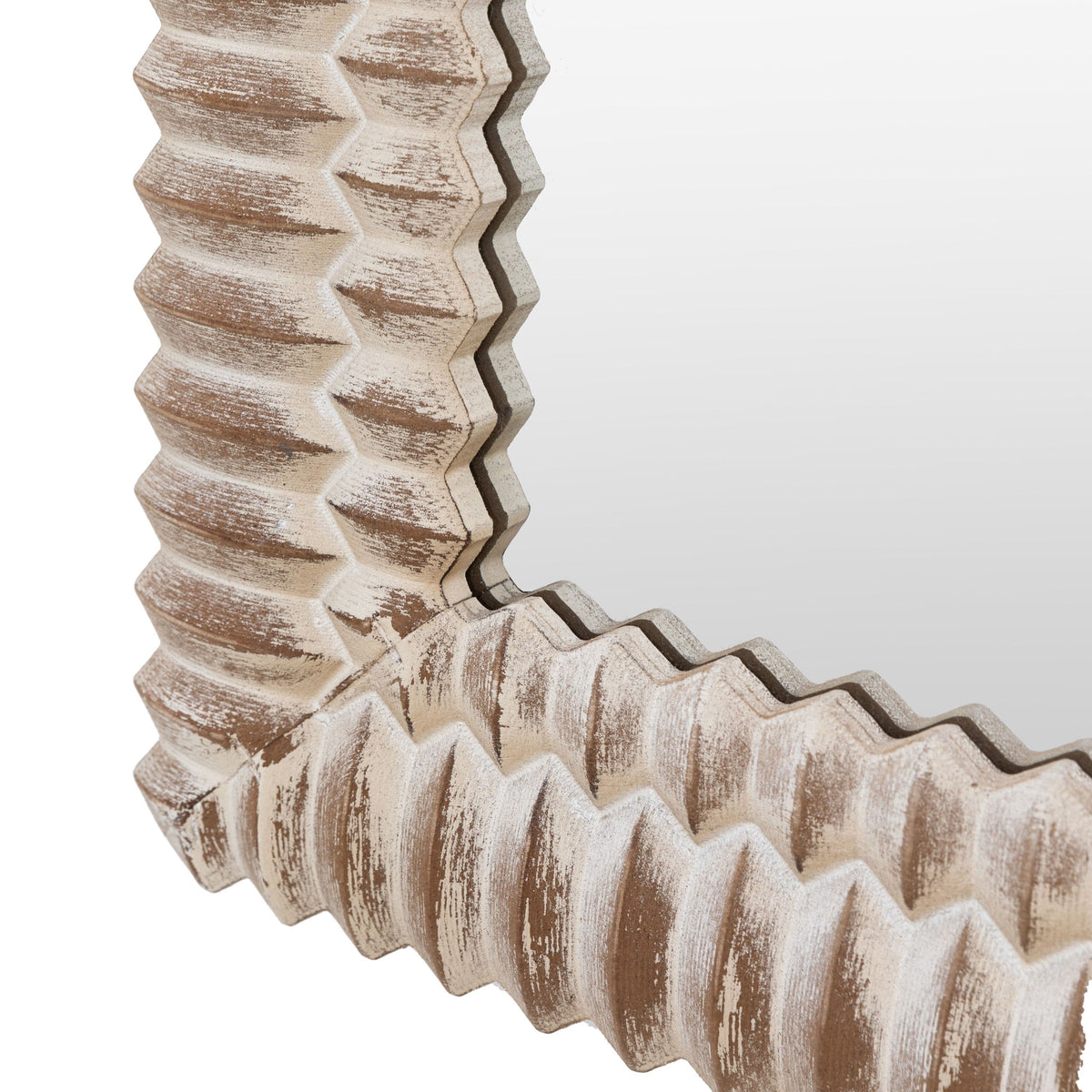 Bodhi Mirrors Caffs Arch Overmantle White Wash House of Isabella UK