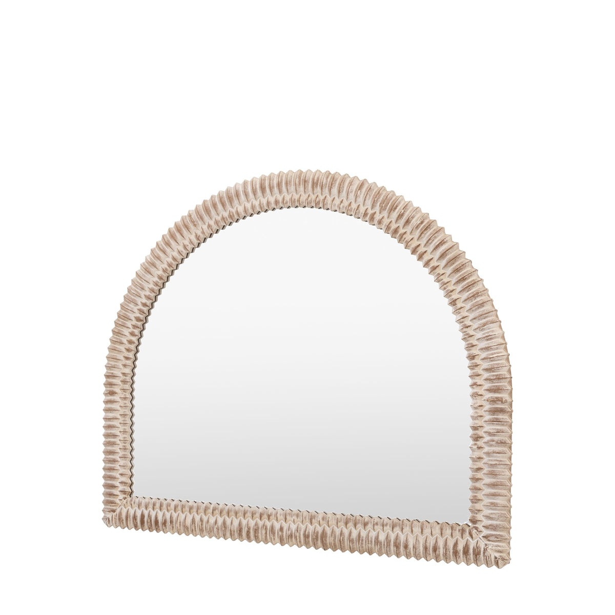 Bodhi Mirrors Caffs Arch Overmantle White Wash House of Isabella UK