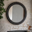 Bodhi Mirrors Caffs Round Mirror Black Wash House of Isabella UK