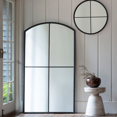 Bodhi Mirrors Canonstown Round Mirror Black House of Isabella UK