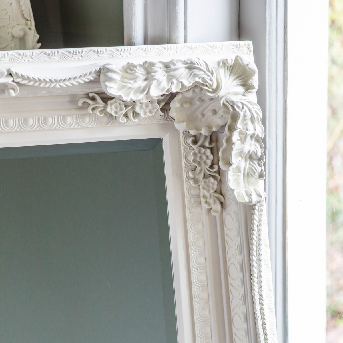Bodhi Mirrors Carved Louis Mirror Cream House of Isabella UK