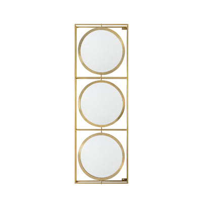 Bodhi Mirrors Castlewellan Mirror Brass Leaner House of Isabella UK