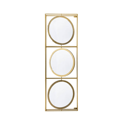 Bodhi Mirrors Castlewellan Mirror Brass Leaner House of Isabella UK