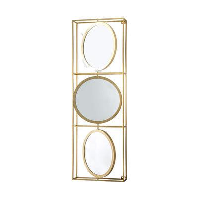 Bodhi Mirrors Castlewellan Mirror Brass Leaner House of Isabella UK