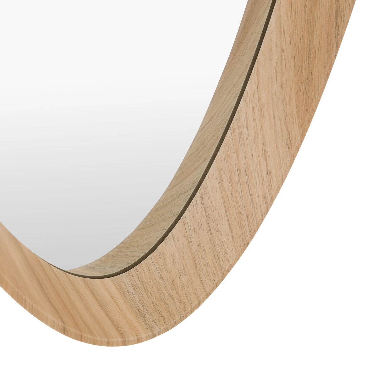 Bodhi Mirrors Cedar Elipse Mirror Oak House of Isabella UK