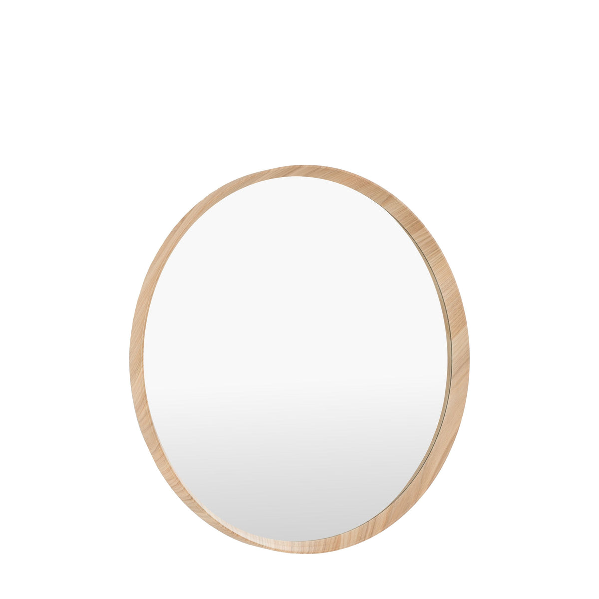 Bodhi Mirrors Cedar Round Mirror Oak Large House of Isabella UK