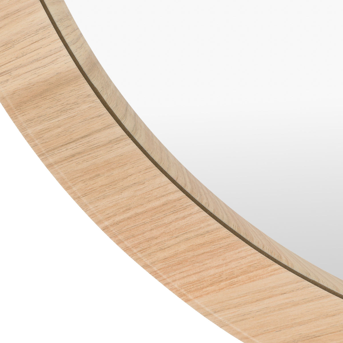 Bodhi Mirrors Cedar Round Mirror Oak Small House of Isabella UK