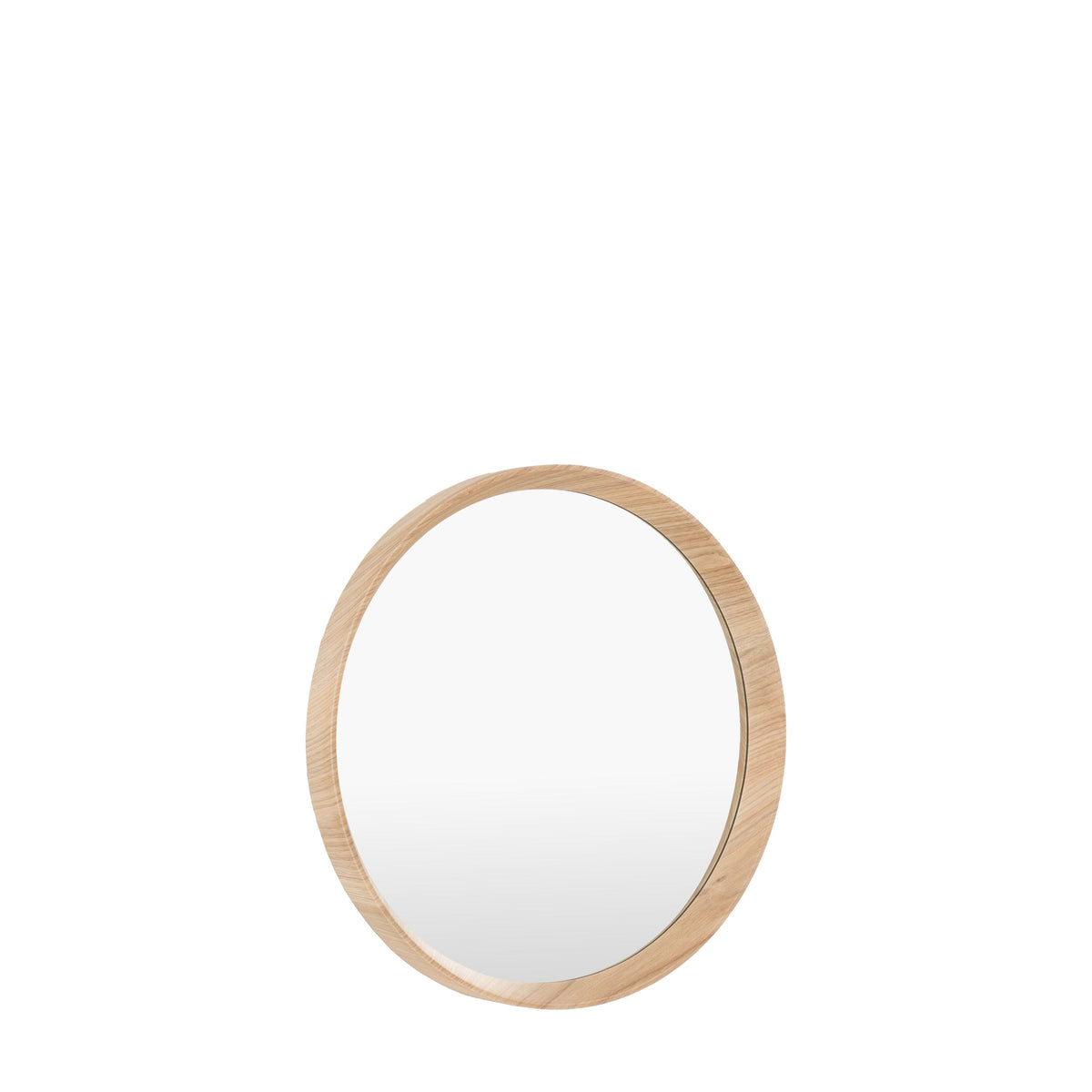 Bodhi Mirrors Cedar Round Mirror Oak Small House of Isabella UK