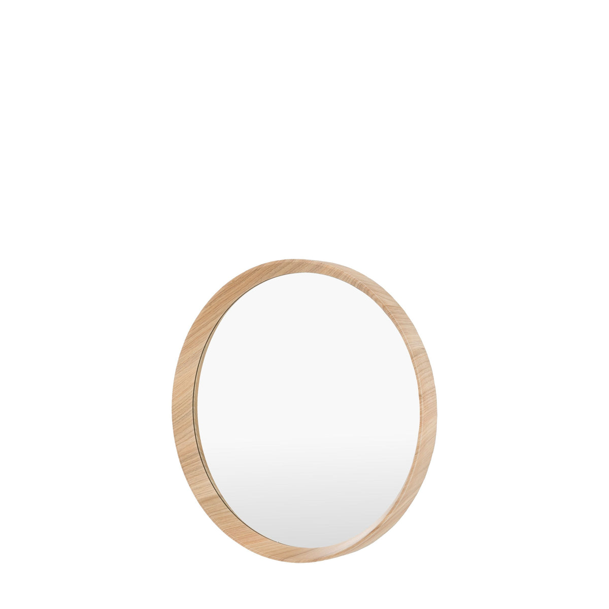 Bodhi Mirrors Cedar Round Mirror Oak Small House of Isabella UK