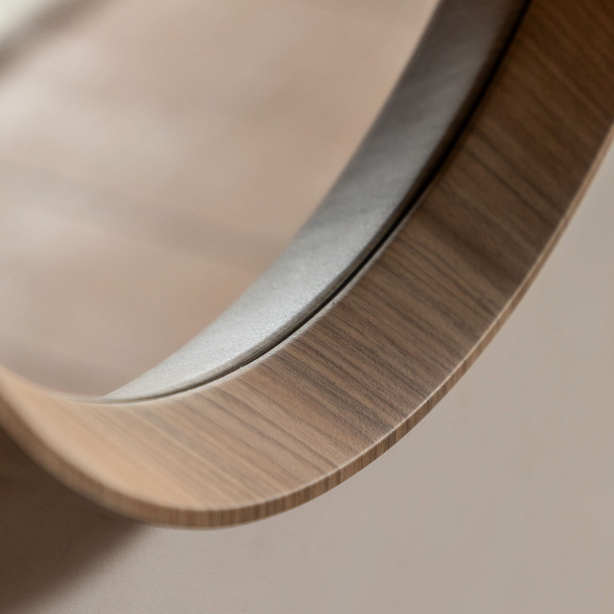 Bodhi Mirrors Cedar Round Mirror Oak Small House of Isabella UK