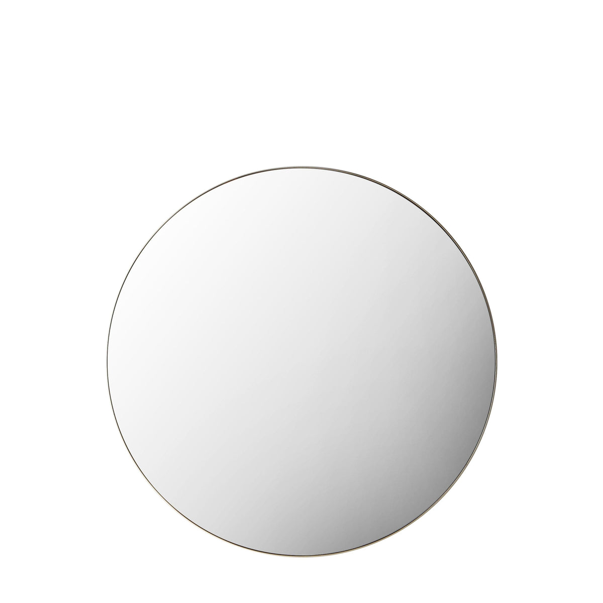 Chartridge Round Mirror Champagne W1000 x D20 x H1000mm.