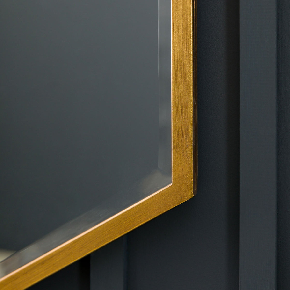 Chellington Mirror Antique Gold W600 x D20 x H900mm.