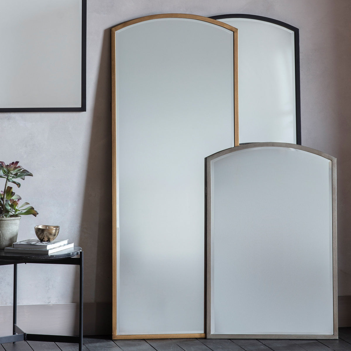 Chichester Arch Mirror Antique Gold.