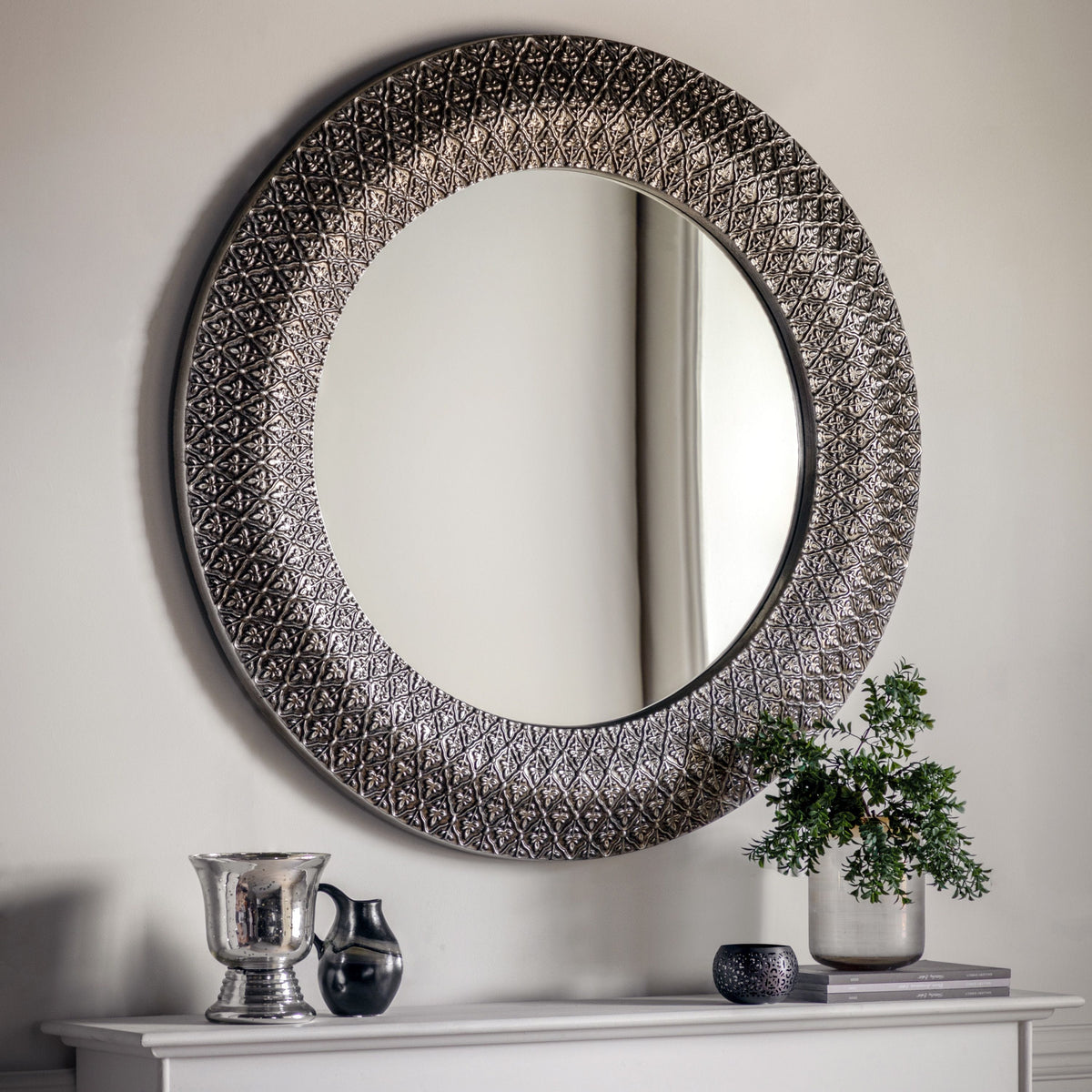 Chillenden Mirror Pewter.