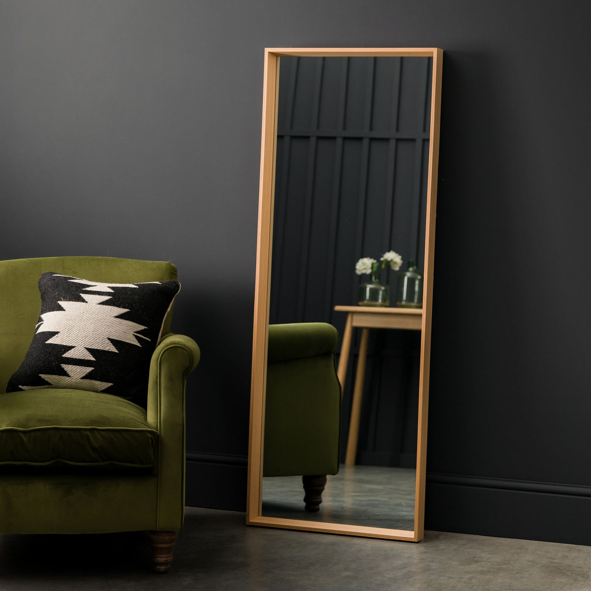 Bodhi Mirrors Comet Mirror Long Oak House of Isabella UK