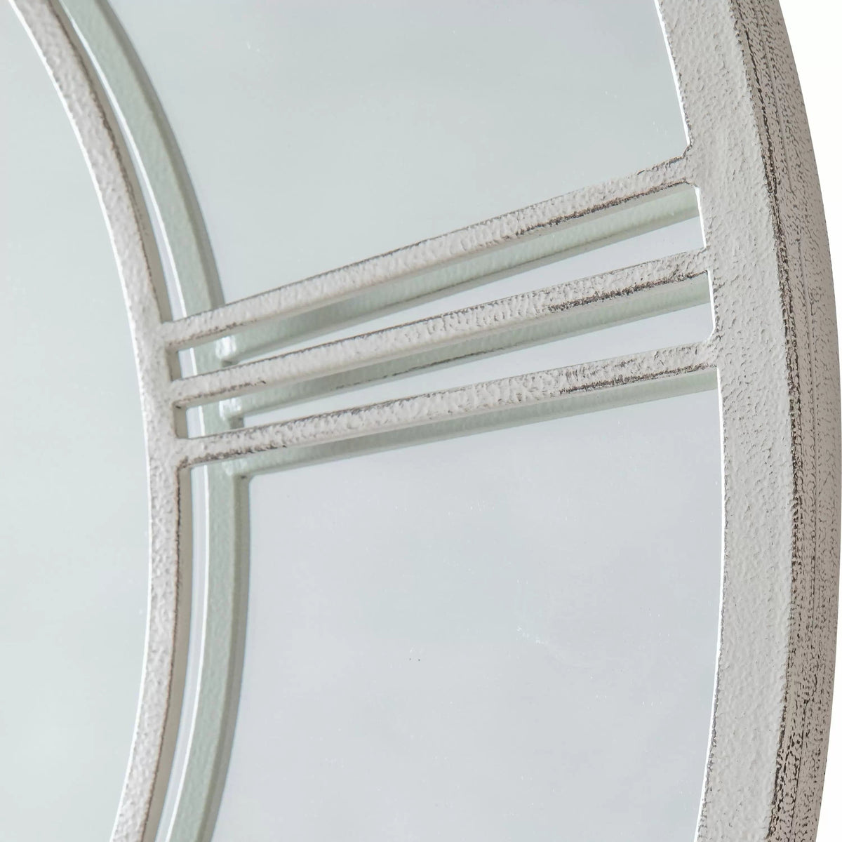 Cowslip Outdoor Mirror Distressed White.