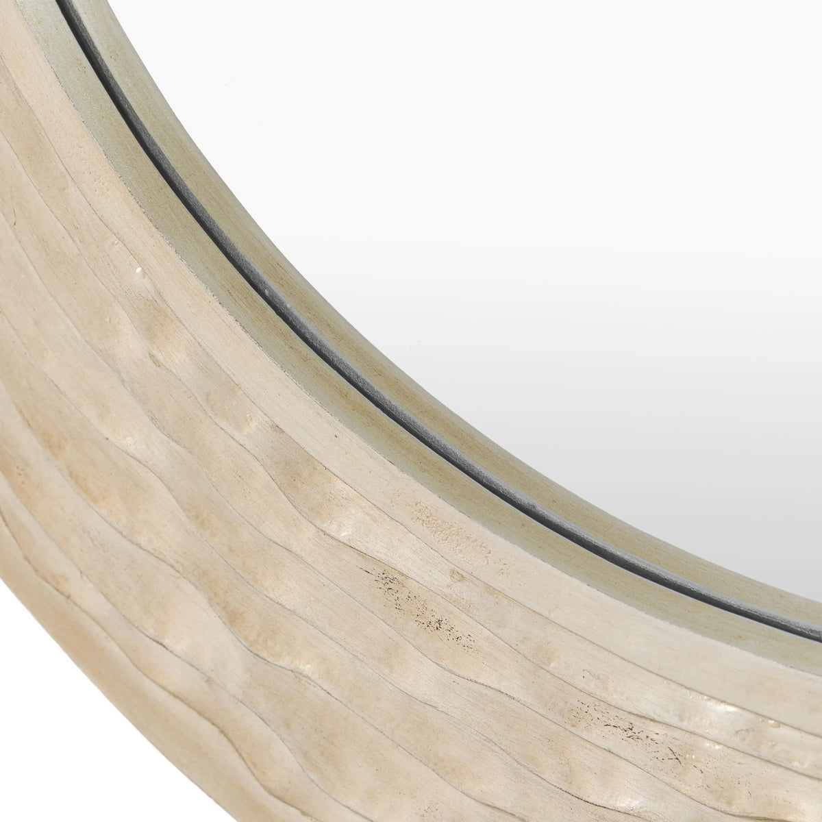 Bodhi Mirrors Cresta Round Mirror Champagne House of Isabella UK