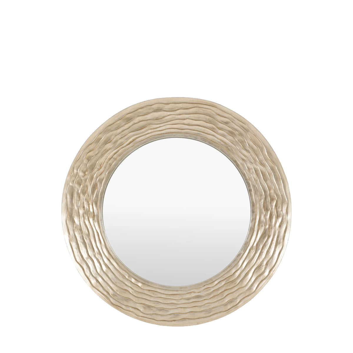 Bodhi Mirrors Cresta Round Mirror Champagne House of Isabella UK