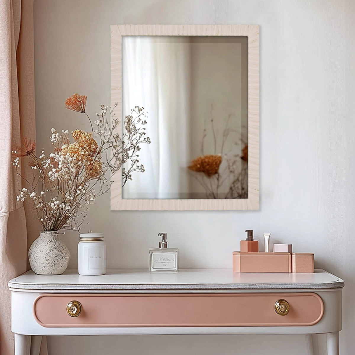 Bodhi Mirrors Cromer Mirror Pink House of Isabella UK