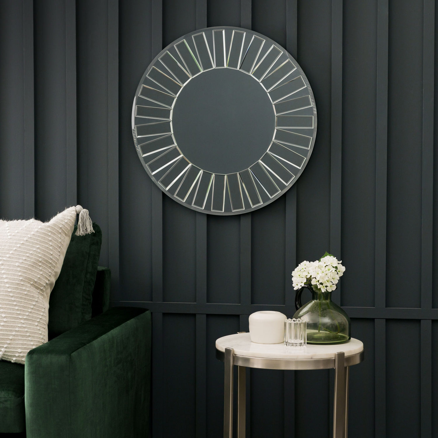 Bodhi Mirrors Downderry Round Mirror House of Isabella UK