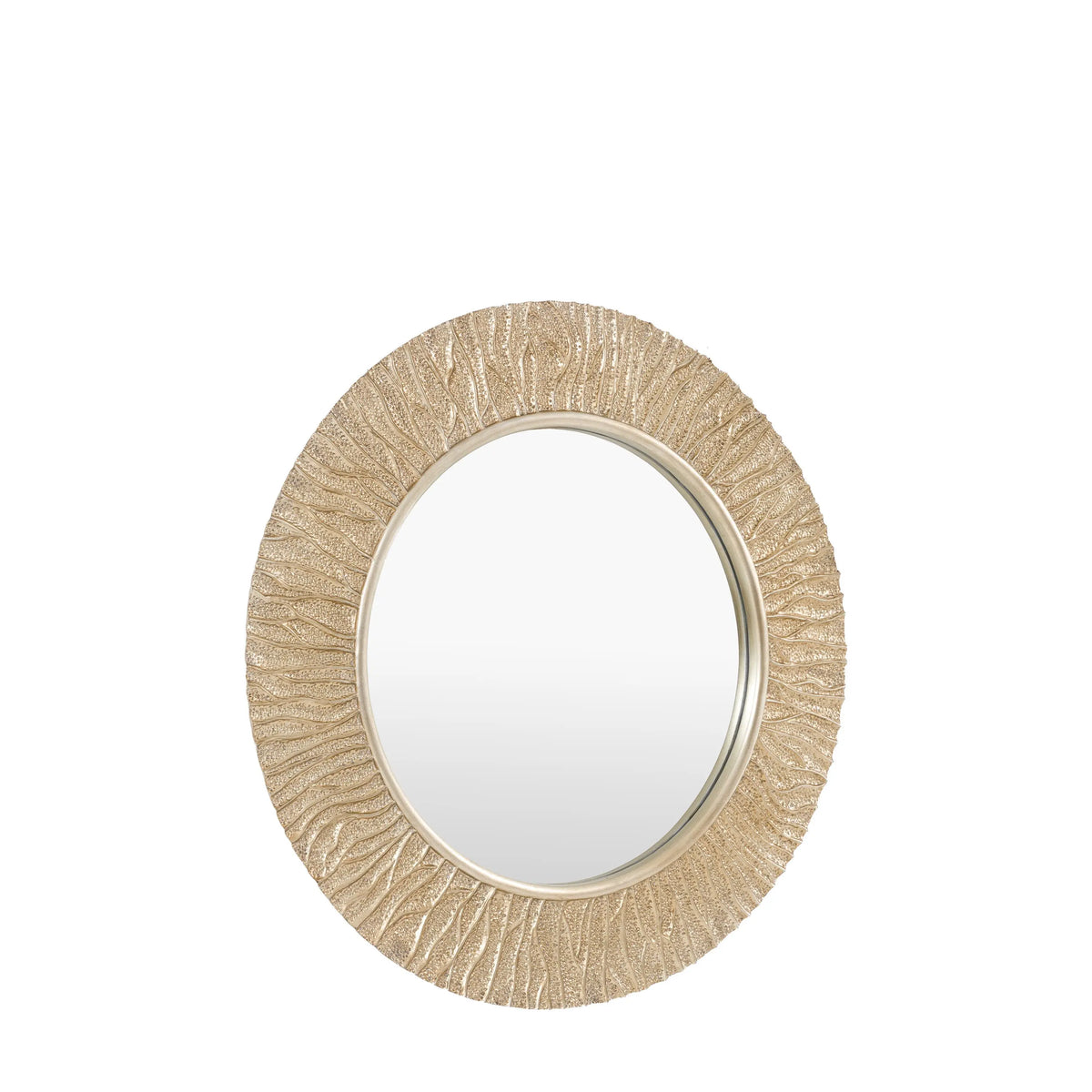 Bodhi Mirrors Falia Round Mirror Gold House of Isabella UK