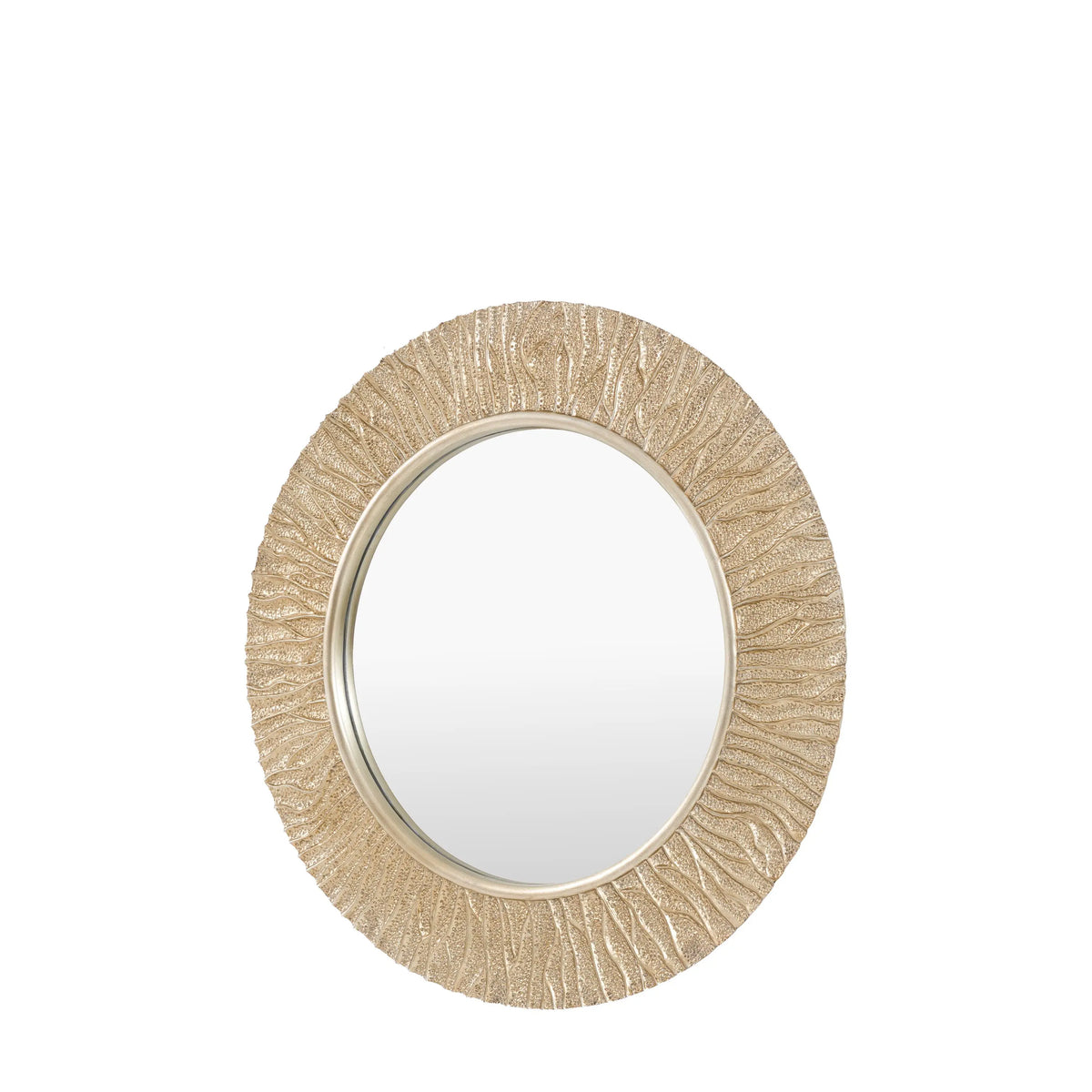 Bodhi Mirrors Falia Round Mirror Gold House of Isabella UK