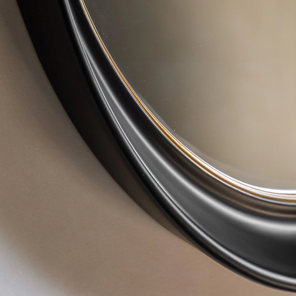 Bodhi Mirrors Fiddock Mirror Black and Gold House of Isabella UK
