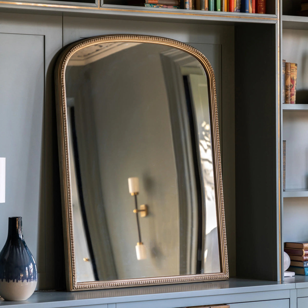 Bodhi Mirrors Florentine Overmantle Mirror Champagne House of Isabella UK