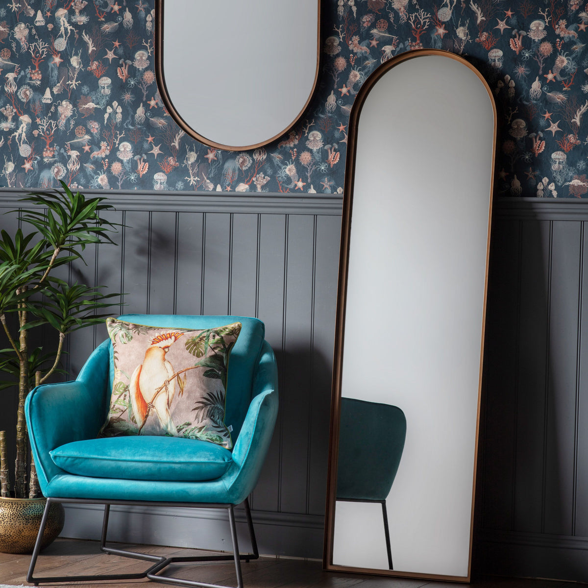 Bodhi Mirrors Greystoke Arch Leaner Mirror House of Isabella UK