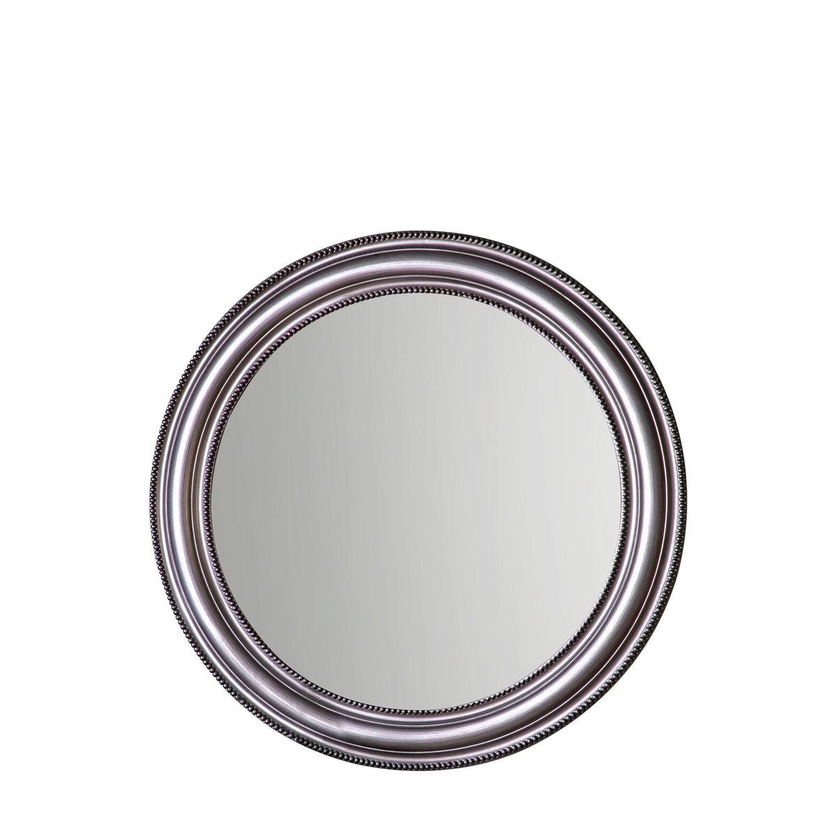 Guston Round Mirror Pewter.