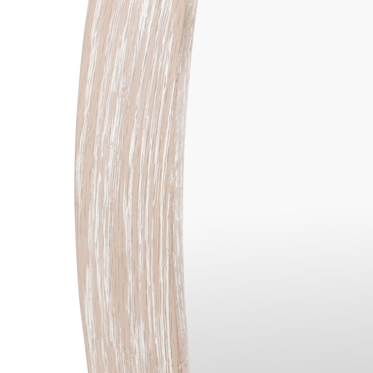 Bodhi Mirrors Helsinki Round Mirror Washed Oak House of Isabella UK