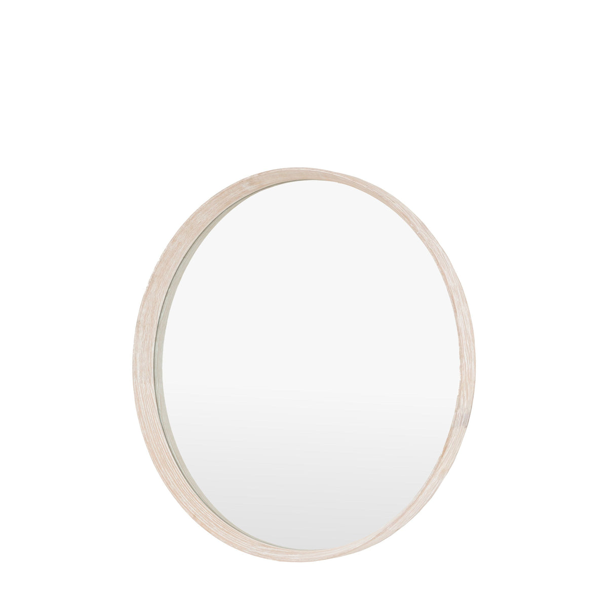 Bodhi Mirrors Helsinki Round Mirror Washed Oak House of Isabella UK