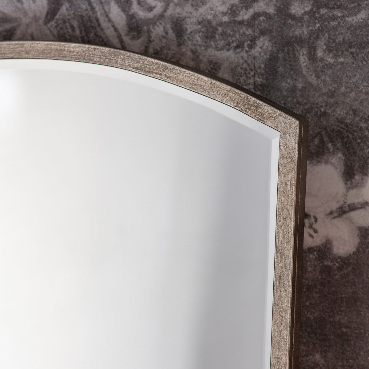 Bodhi Mirrors Higgins Arch Mirror Antique Silver Large House of Isabella UK