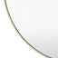 Bodhi Mirrors Highline Elipse Mirror Brass House of Isabella UK