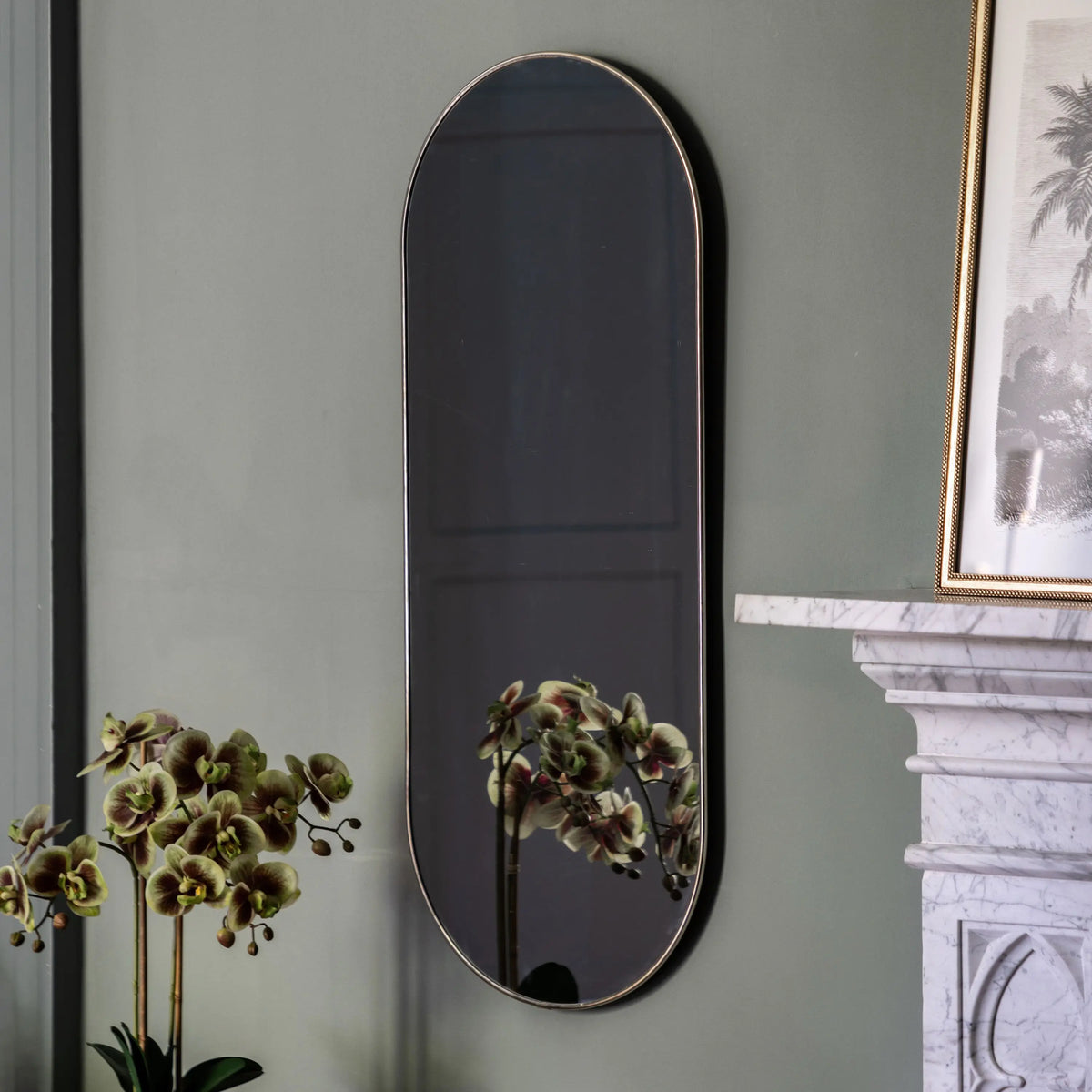 Bodhi Mirrors Highline Elipse Mirror Brass House of Isabella UK