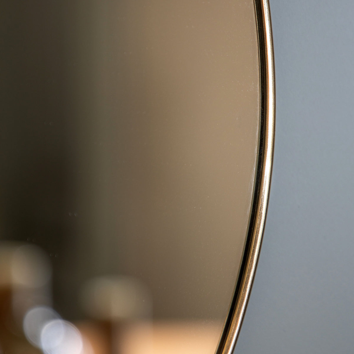 Bodhi Mirrors Highline Round Mirror Brass Small House of Isabella UK