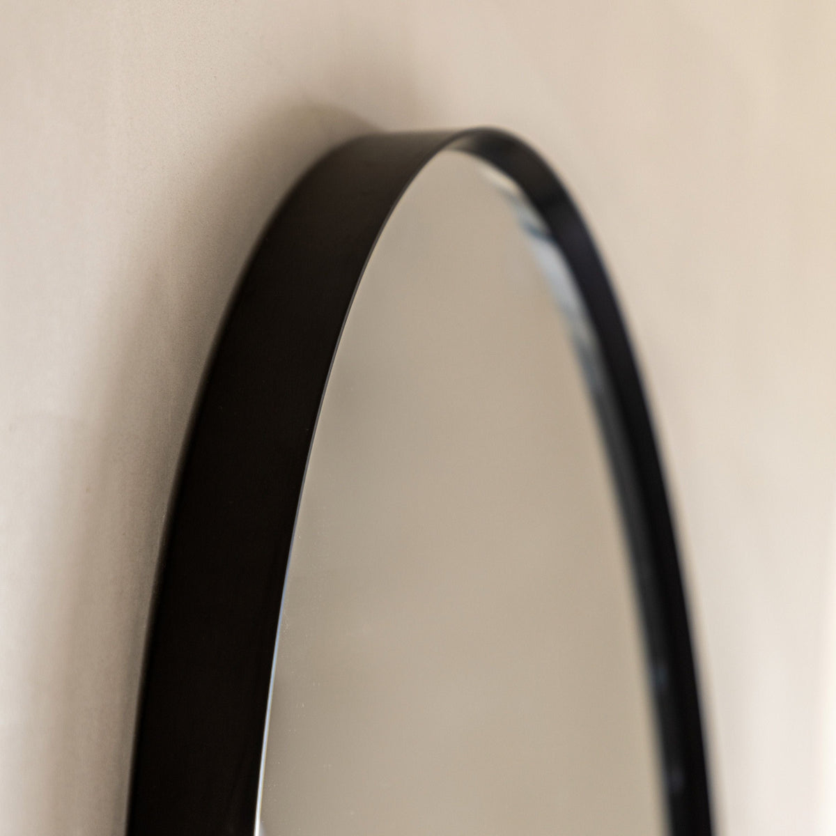 Bodhi Mirrors Holdon Pebble Mirror Black Small House of Isabella UK
