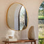Bodhi Mirrors Holdon Pebble Mirror Gold Small House of Isabella UK