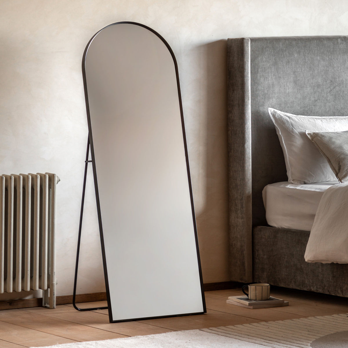 Bodhi Mirrors Holworth Cheval Mirror Black House of Isabella UK