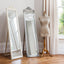 Bodhi Mirrors Lambeth Wood Cheval Mirror Silver House of Isabella UK